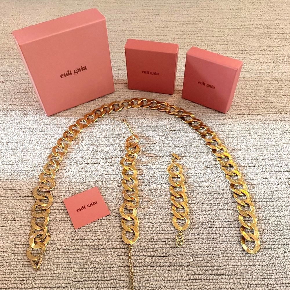 CULT GAIA Entire Dulce Set - Belt, Necklace, Bracelet NIB $1,170!!